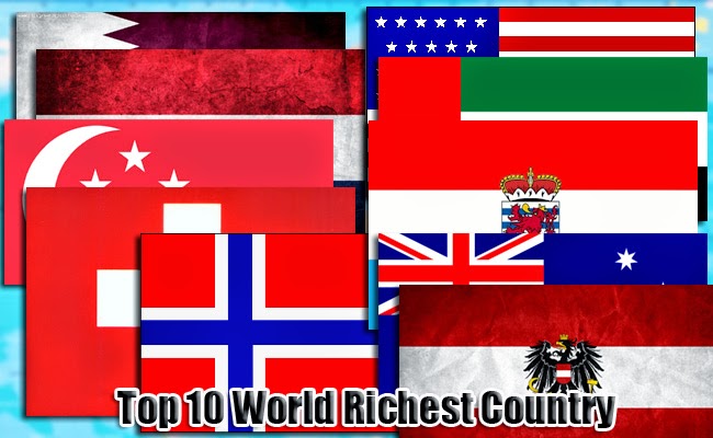 List of the Top 10 World Richest Countries - PubShares